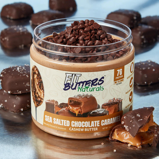 Fit Butters - Sea Salted Chocolate Caramel 16oz - Food/Snacks -Animal Supps