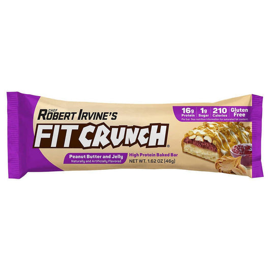 FitCrunch - Protein Bar - Peanut Butter & Jelly - Protein Bar - Animal Supps | Sports Nutrition & Supplement Store | Vineland, NJ
