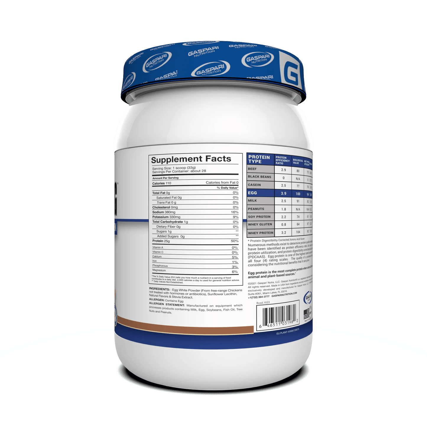 Gaspari Nutrition – Proven Egg - Chocolate 2lb - Egg White Protein - Animal Supps | Sports Nutrition & Supplement Store | Vineland, NJ