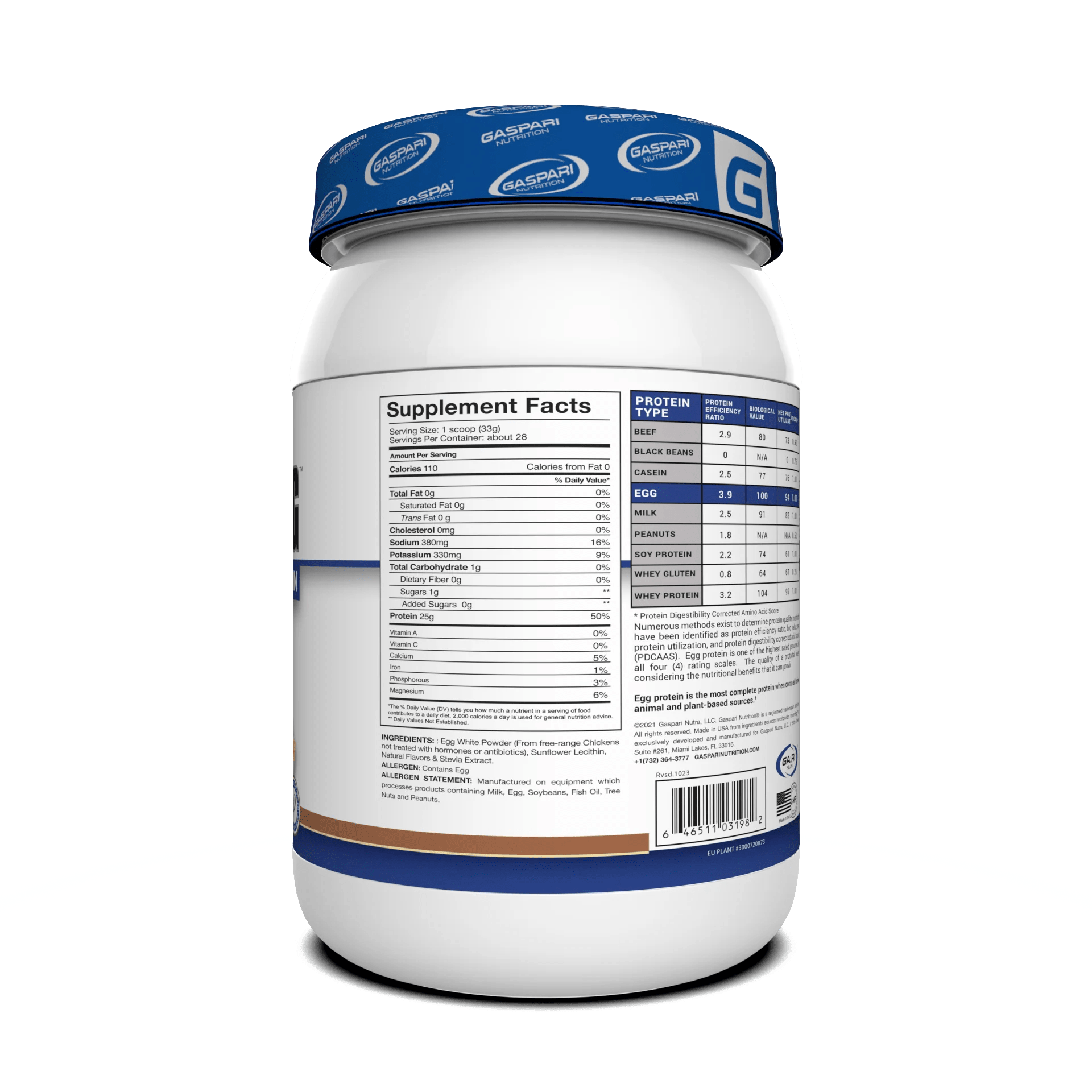 Gaspari Nutrition – Proven Egg - Chocolate 2lb - Egg White Protein - Animal Supps | Sports Nutrition & Supplement Store | Vineland, NJ