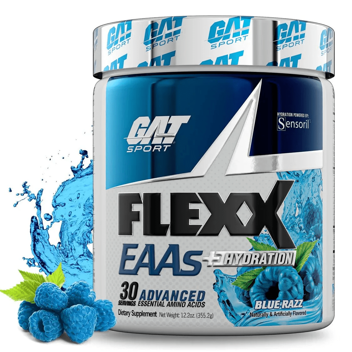 GAT - Flexx EAA - Blue Razz 30serv - Amino Acids - Animal Supps | Sports Nutrition & Supplement Store | Vineland, NJ
