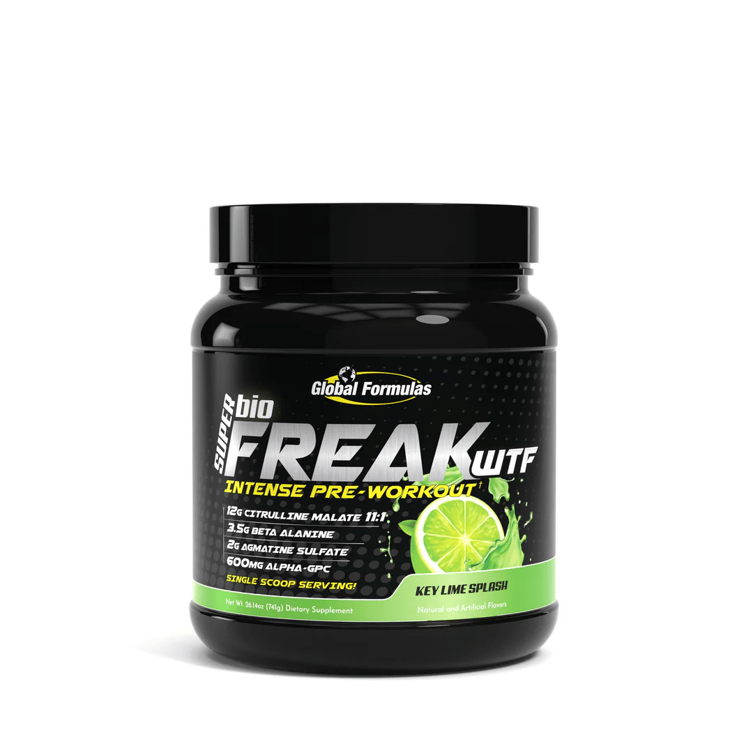 Global Formulas - SUPER bioFREAK WTF - Key Lime Splash - Pre - Workout - Animal Supps | Sports Nutrition & Supplement Store | Vineland, NJ
