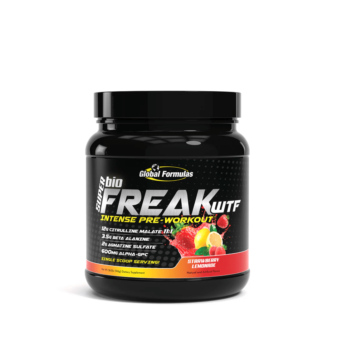 Global Formulas - SUPER bioFREAK WTF - Strawberry Lemonade - Pre - Workout - Animal Supps | Sports Nutrition & Supplement Store | Vineland, NJ