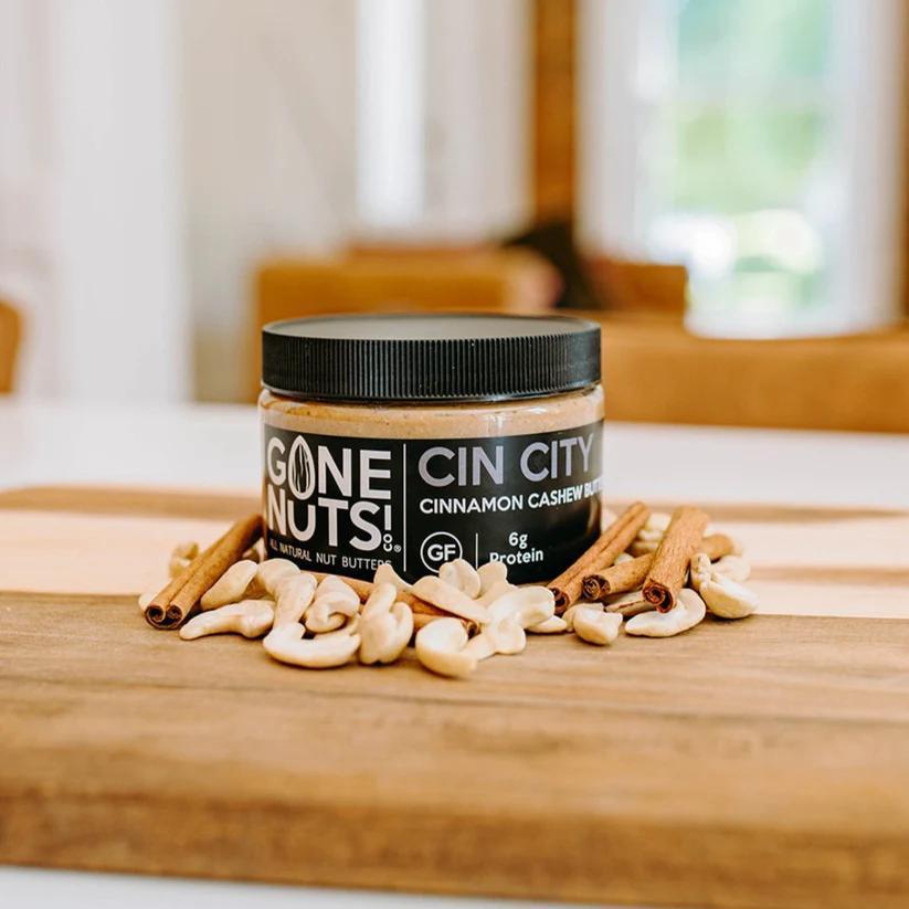 Gone Nuts Nut Butters - Cin City 4oz - Animal Supps | Supplement, Sports Nutrition, and Vitamin Shop | Vineland NJ