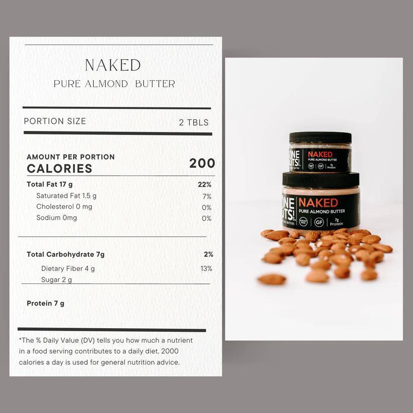Gone Nuts Nut Butters - Naked 4oz - Animal Supps | Supplement, Sports Nutrition, and Vitamin Shop | Vineland NJ