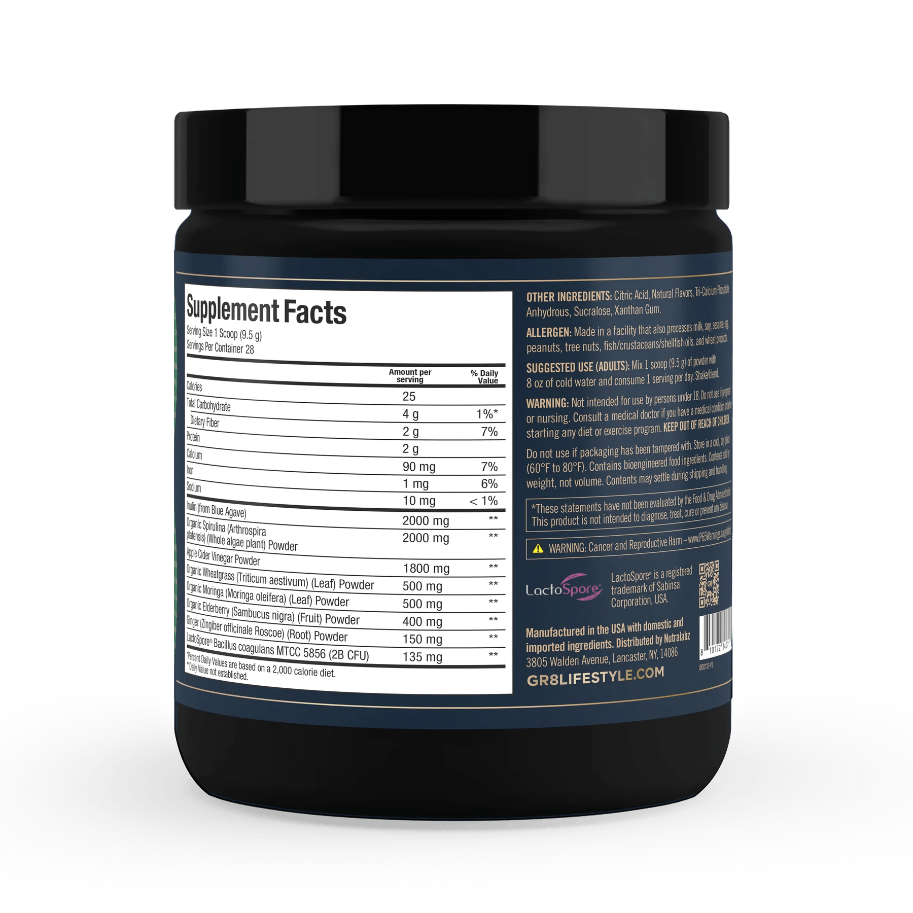 GR8 Lifestyle - Activ8 - Crisp Green Apple - Superfoods - Animal Supps | Sports Nutrition & Supplement Store | Vineland, NJ