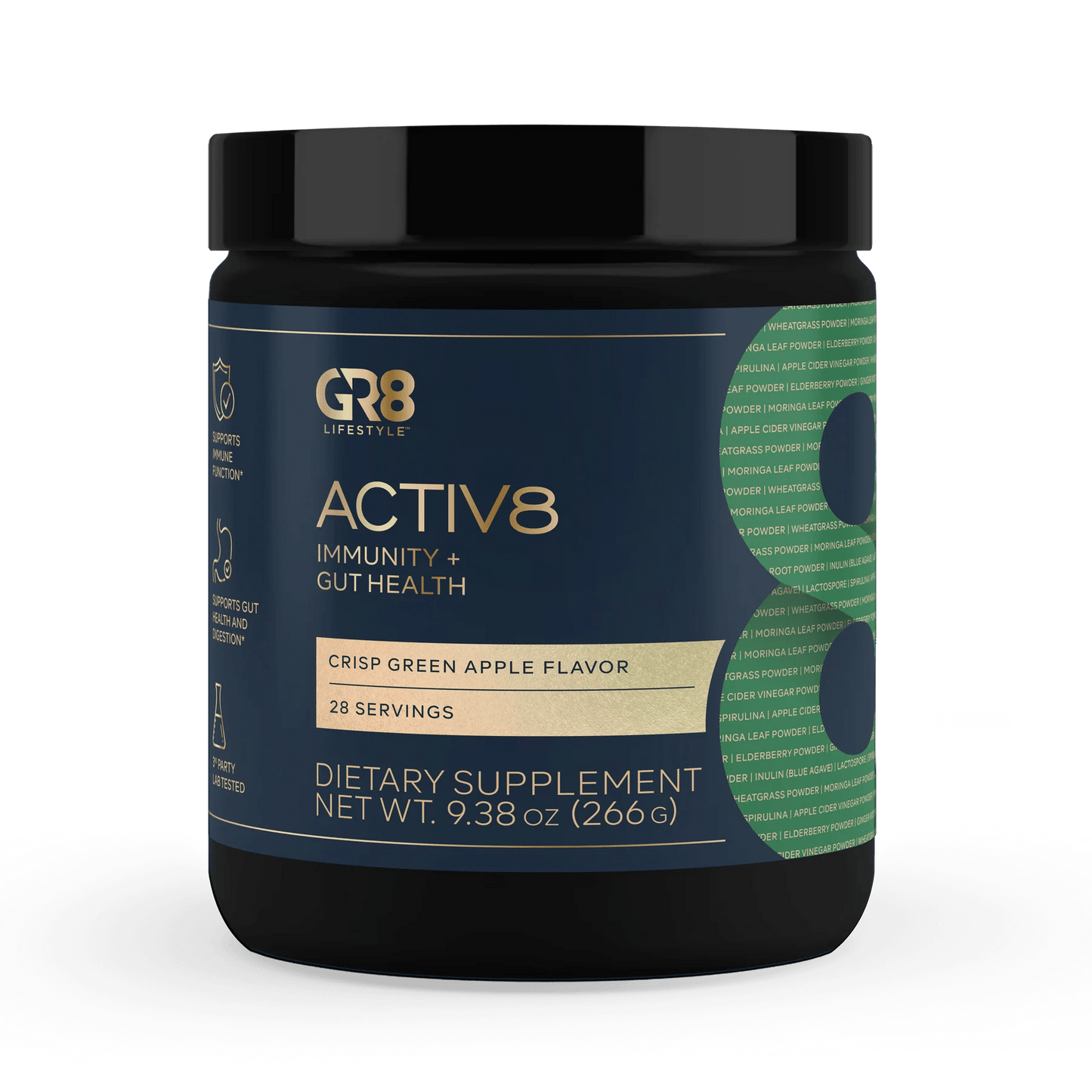 GR8 Lifestyle - Activ8 - Crisp Green Apple - Superfoods - Animal Supps | Sports Nutrition & Supplement Store | Vineland, NJ