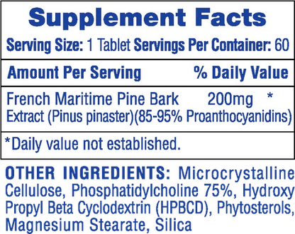 Hi - Tech Pharma - Pine Bark Extract - 60serv - Herbal Supplement - Animal Supps | Sports Nutrition & Supplement Store | Vineland, NJ
