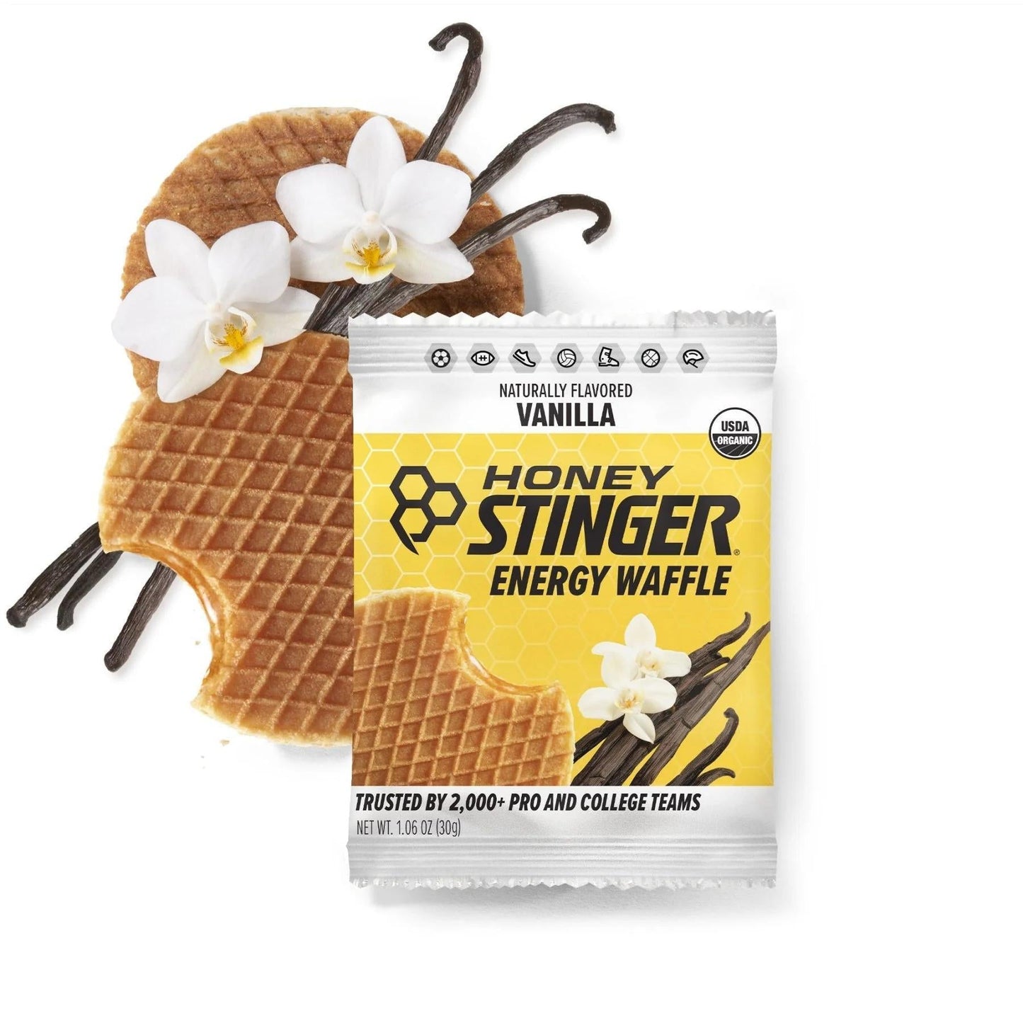 Honey Stinger - Energy Waffles - Vanilla - Food & Snacks -Animal Supps | Supplement, Sports Nutrition, and Vitamin Shop | Vineland NJ