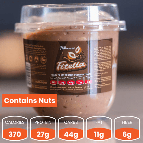 Hummus Fit - Overnight Oats by Buffin Muffin - Fitella - Food/Snacks - Animal Supps | Sports Nutrition & Supplement Store | Vineland, NJ
