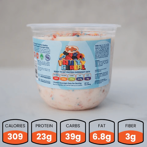 Hummus Fit - Overnight Oats by Buffin Muffin - Fruity Cereal - Food/Snacks - Animal Supps | Sports Nutrition & Supplement Store | Vineland, NJ
