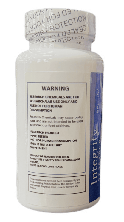 Integrity Research - BPC - 157 - 500mcg 30ct - Peptides - Animal Supps | Sports Nutrition & Supplement Store | Vineland, NJ