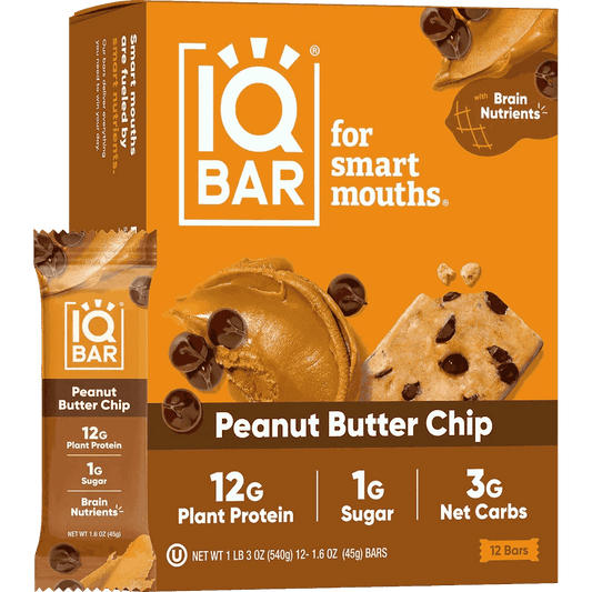 IQBAR - Peanut Butter Chip Single - Food & Snacks - Animal Supps | Sports Nutrition & Supplement Store | Vineland, NJ