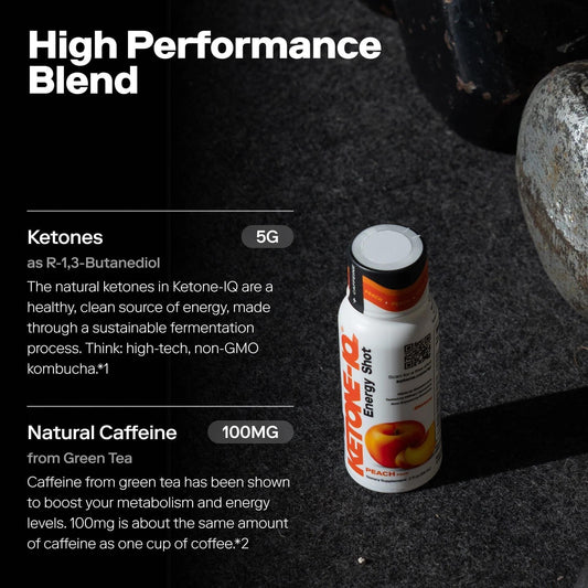 Ketone-IQ Shots - No Caffeine Original Single - Non-Stim Pre Workout -Animal Supps | Supplement, Sports Nutrition, and Vitamin Shop | Vineland NJ
