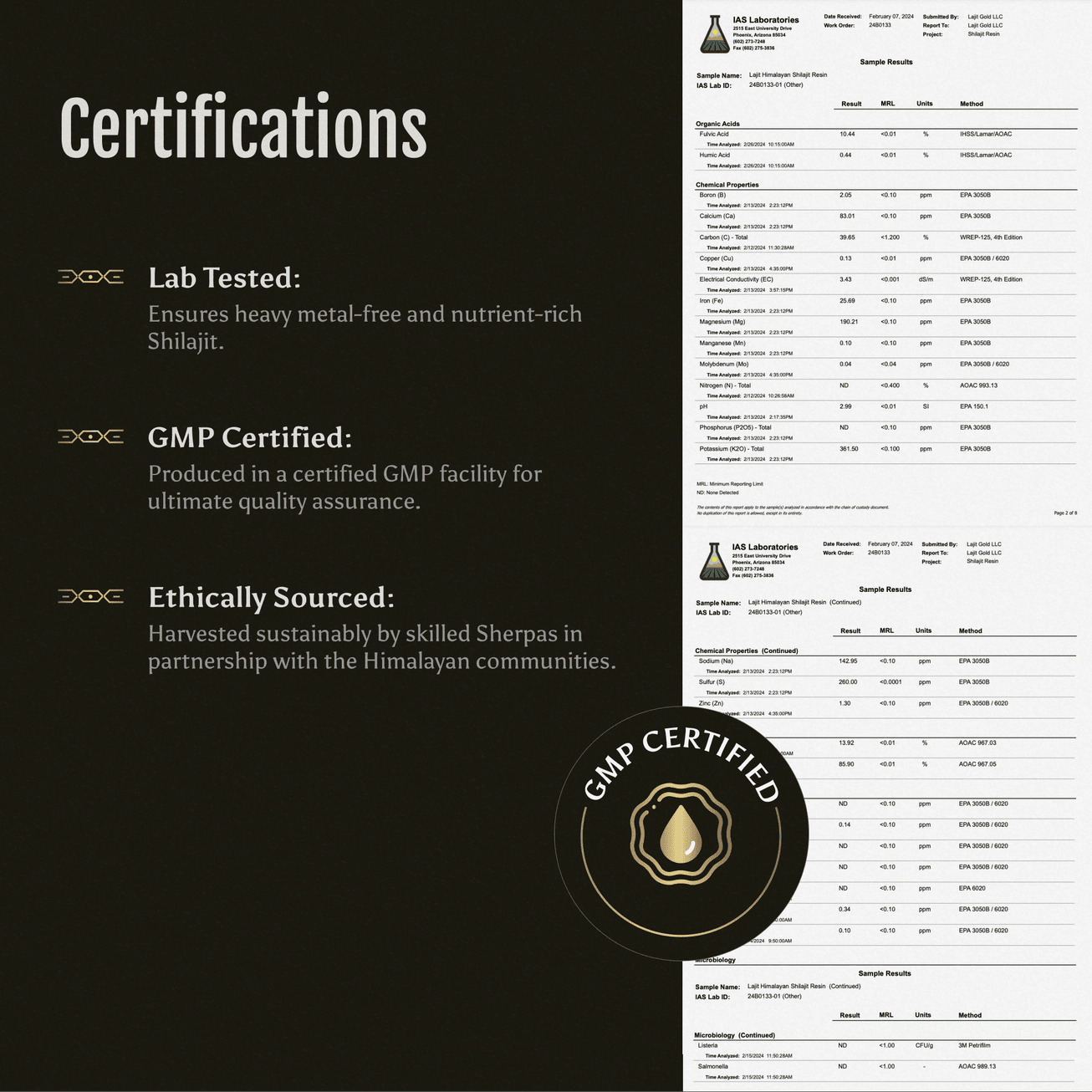 Lajit Gold – Himalayan Shilajit Resin - 20g - Shilajit - Animal Supps | Sports Nutrition & Supplement Store | Vineland, NJ