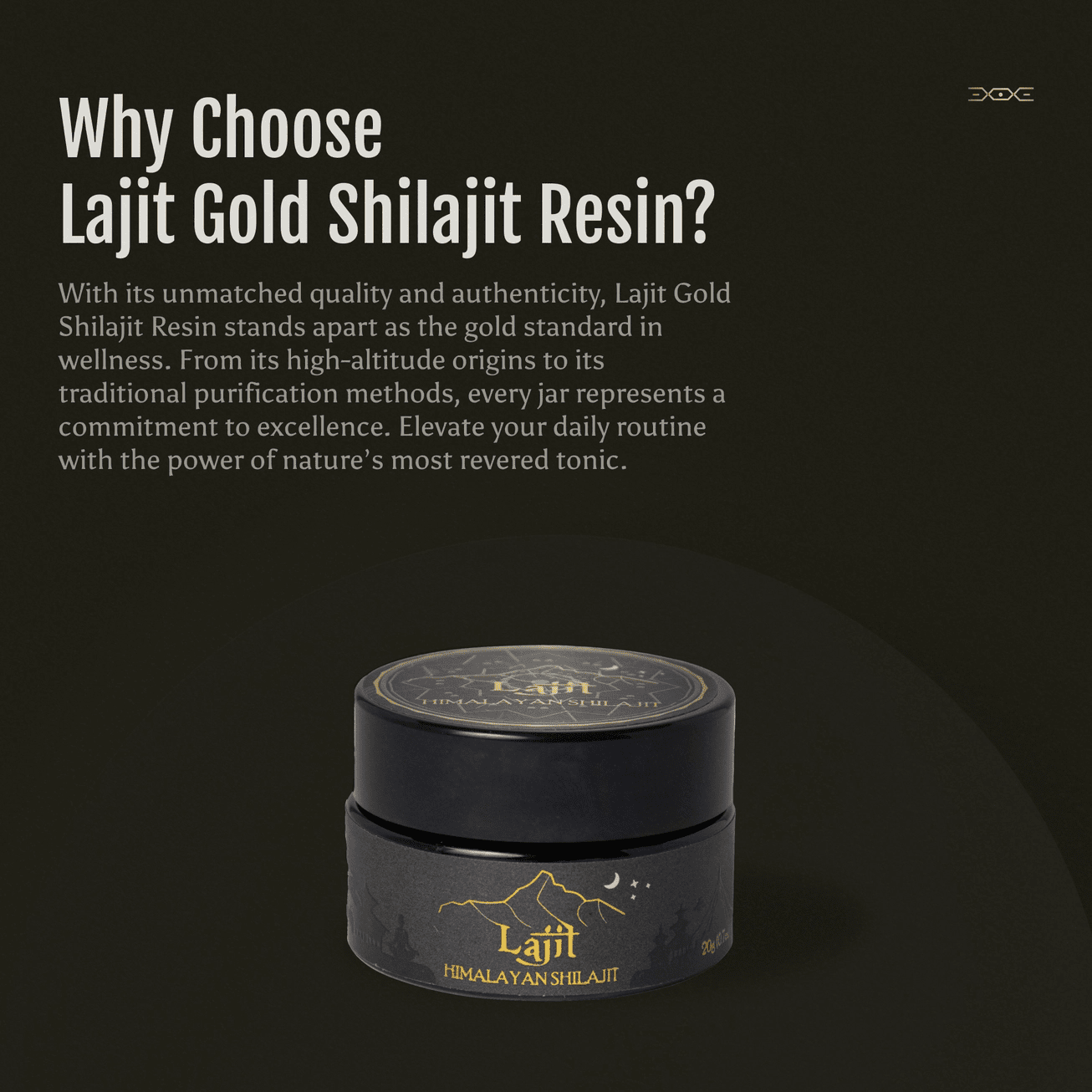 Lajit Gold – Himalayan Shilajit Resin - 20g - Shilajit - Animal Supps | Sports Nutrition & Supplement Store | Vineland, NJ