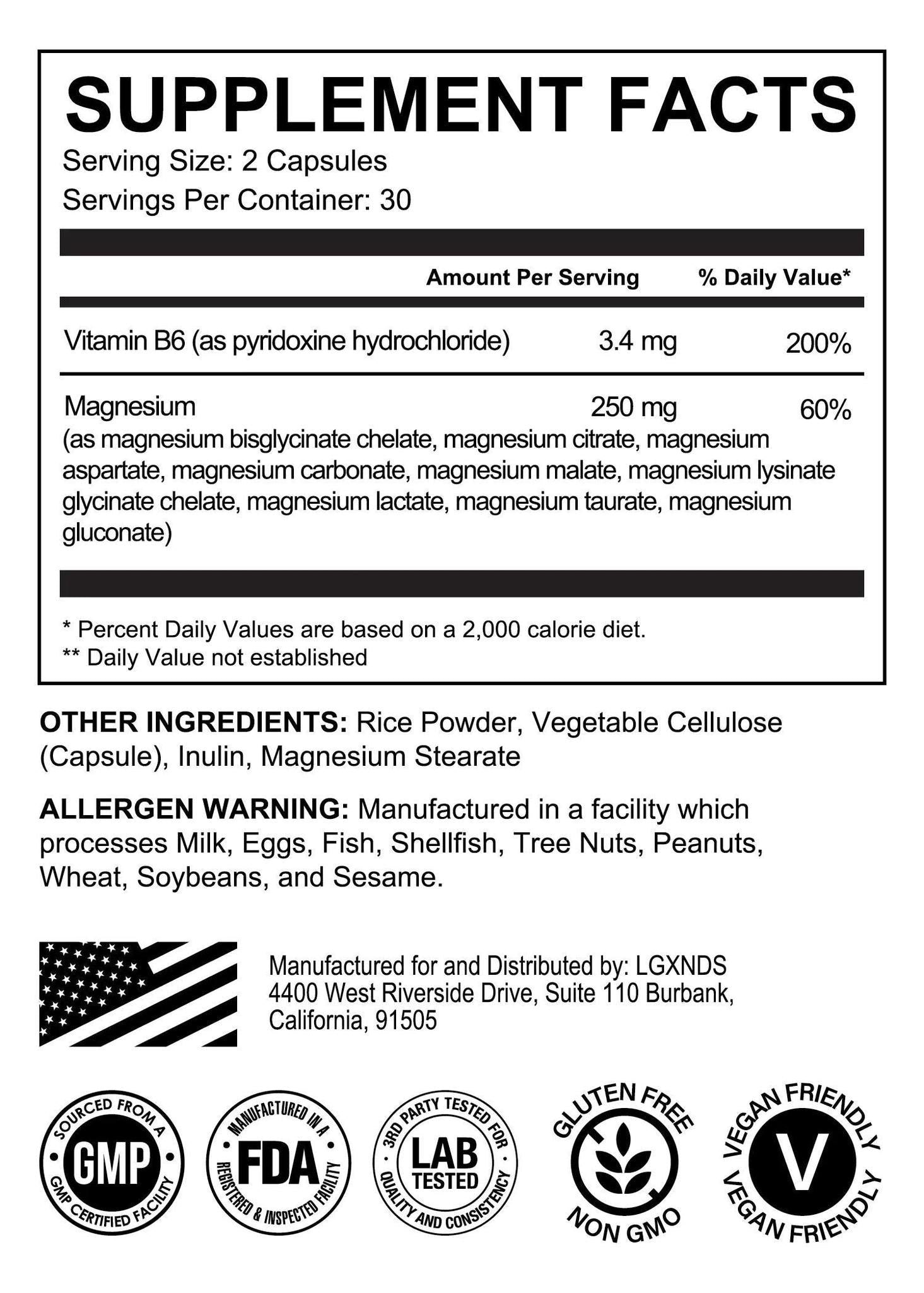 LGXNDS - Advanced Magnesium - 30serv - Creatine - Animal Supps | Supplement, Sports Nutrition, and Vitamin Shop | Vineland NJ