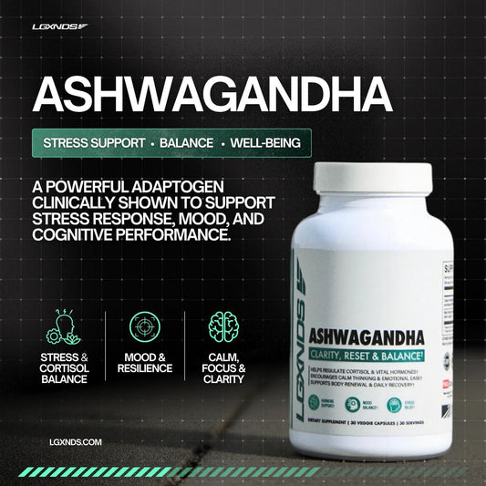 LGXNDS - Ashwagandha - 30serv - Creatine - Animal Supps | Supplement, Sports Nutrition, and Vitamin Shop | Vineland NJ