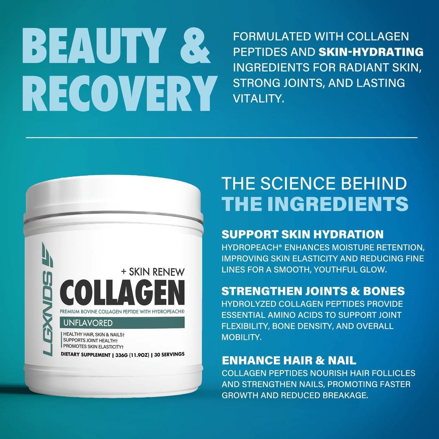 LGXNDS - Collagen+ Skin Renew - 30serv - Creatine - Animal Supps | Supplement, Sports Nutrition, and Vitamin Shop | Vineland NJ