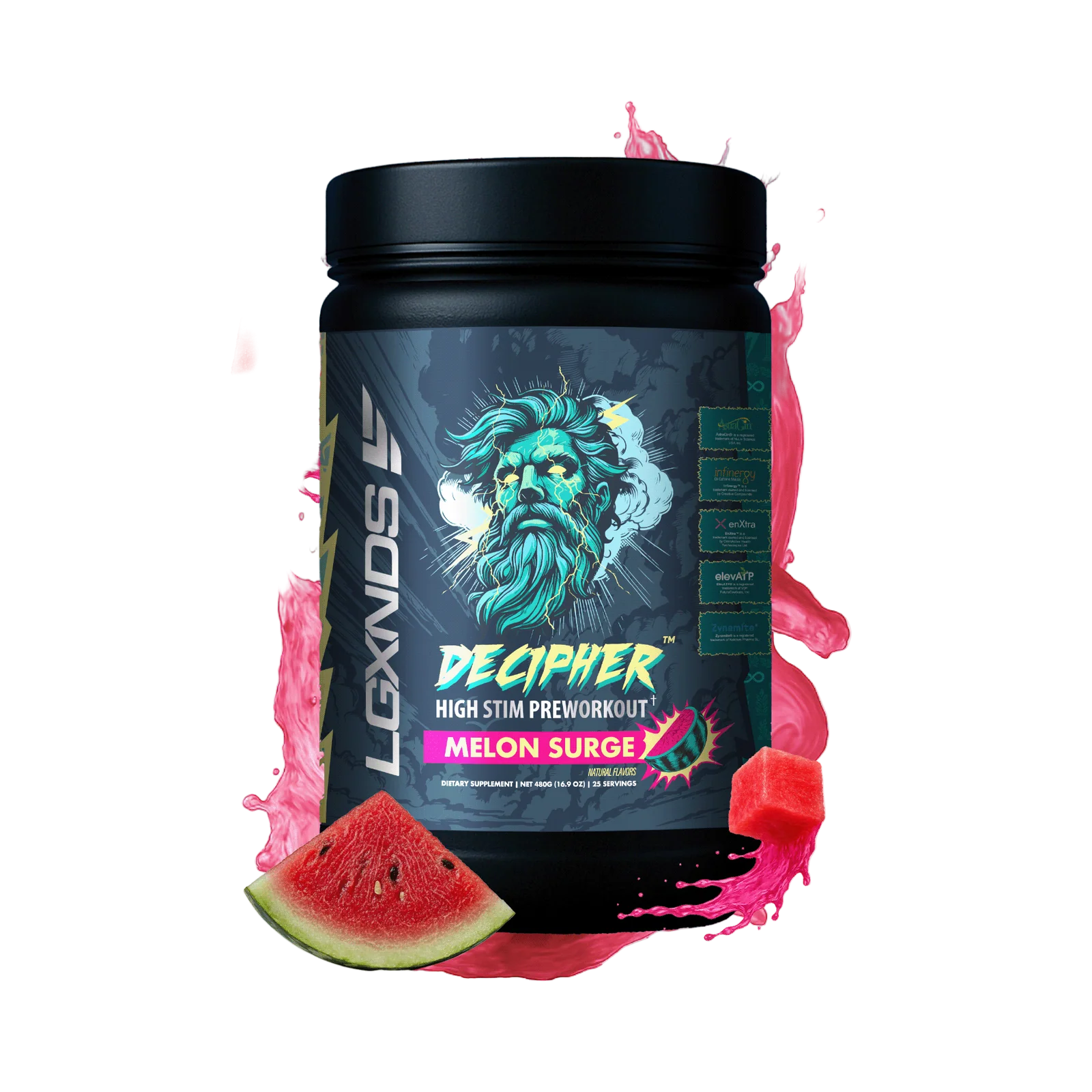LGXNDS - Decipher High Stim Pre Workout - Melon Surge - Pre - Workout - Animal Supps | Supplement, Sports Nutrition, and Vitamin Shop | Vineland NJ