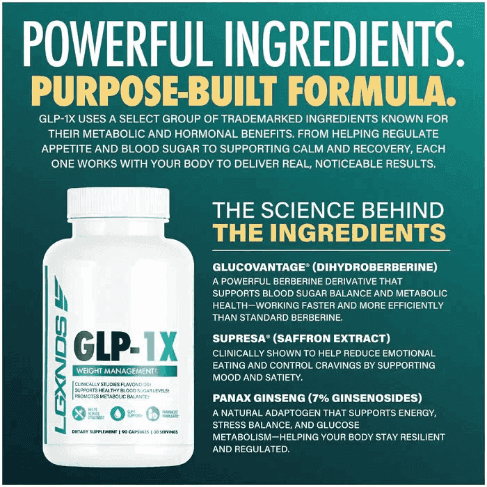 LGXNDS - GLP - 1X - 90ct - Glucose Support - Animal Supps | Sports Nutrition & Supplement Store | Vineland, NJ