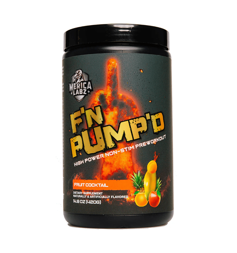 Merica Labz - F'n Pumpd - Fruit Cocktail 20serv - Pre - Workout - Animal Supps | Sports Nutrition & Supplement Store | Vineland, NJ