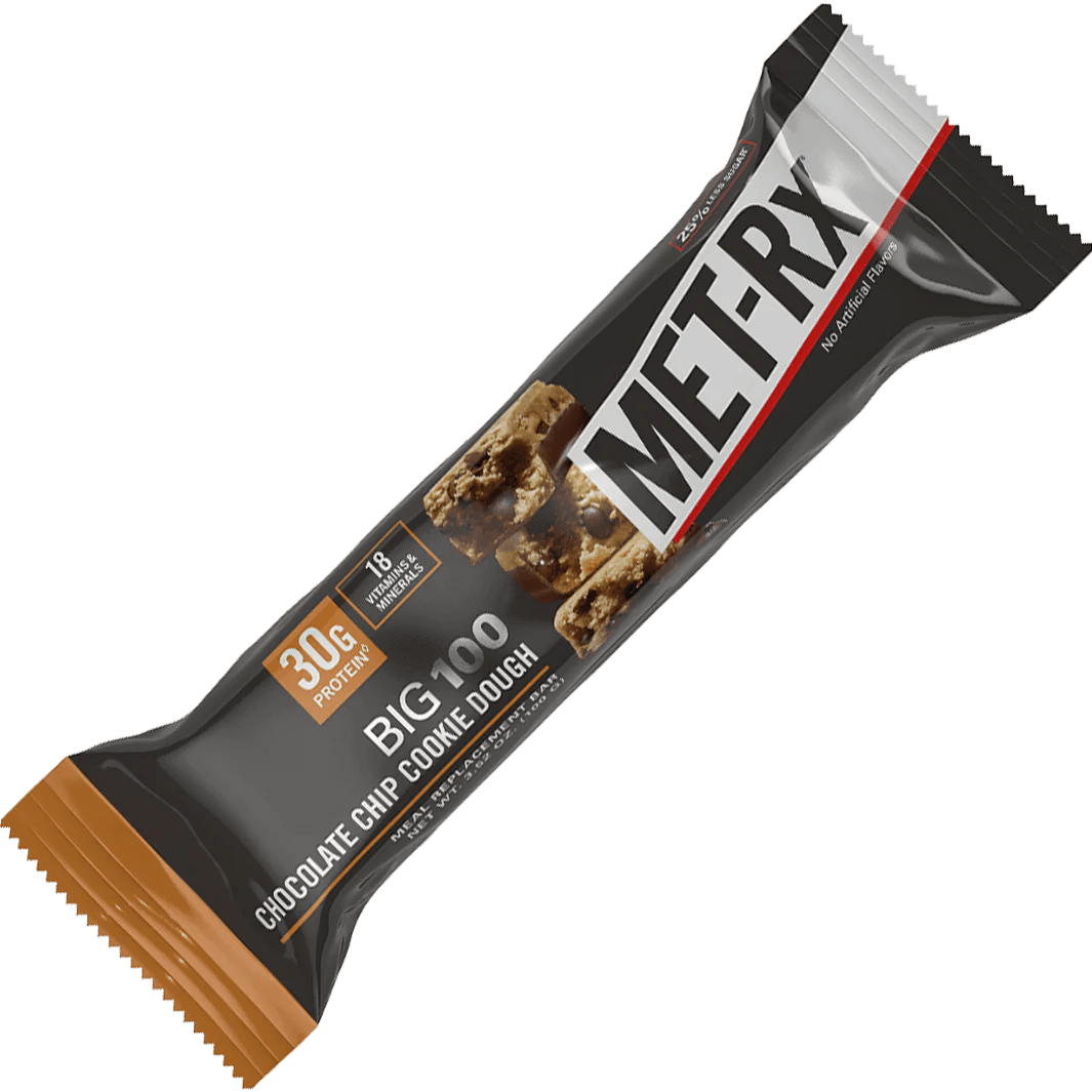 MET - Rx - Big 100 Bar - Chocolate Chip Cookie Dough Single - Protein Bar - Animal Supps | Sports Nutrition & Supplement Store | Vineland, NJ