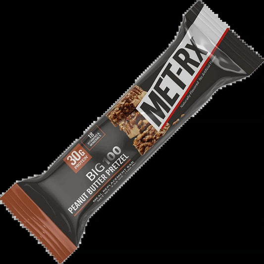 MET - Rx - Big 100 Bar - Peanut Butter Pretzel Single - Protein Bar - Animal Supps | Supplement, Sports Nutrition, and Vitamin Shop | Vineland NJ