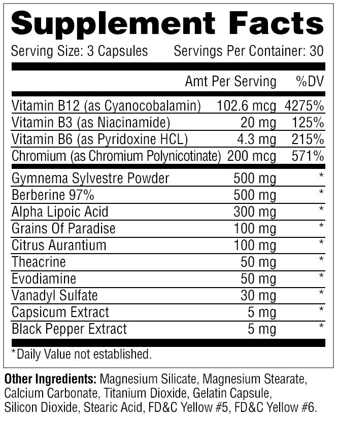 Metabolic Nutrition - Insulean - 90ct - Glucose Support - Animal Supps | Sports Nutrition & Supplement Store | Vineland, NJ