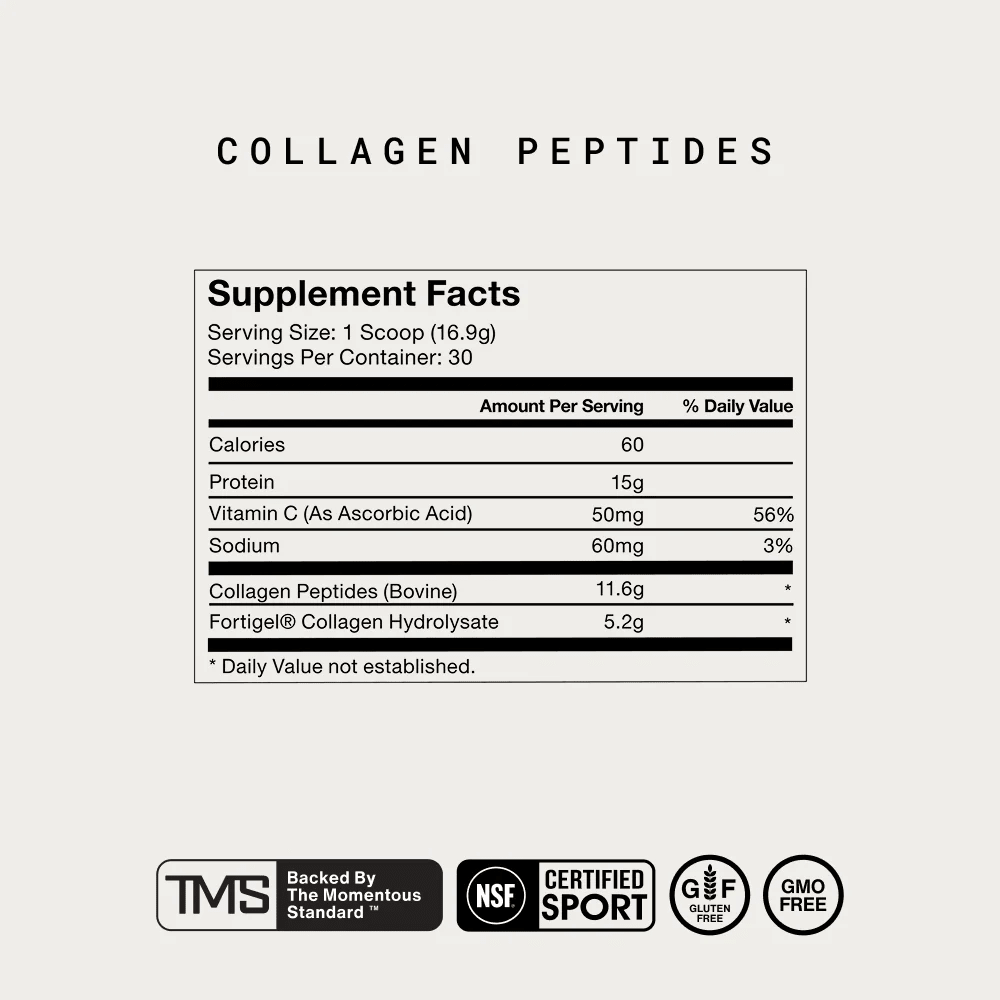 Momentous - Collagen Peptides - 30serv - Vitamin & Mineral - Animal Supps | Supplement, Sports Nutrition, and Vitamin Shop | Vineland NJ