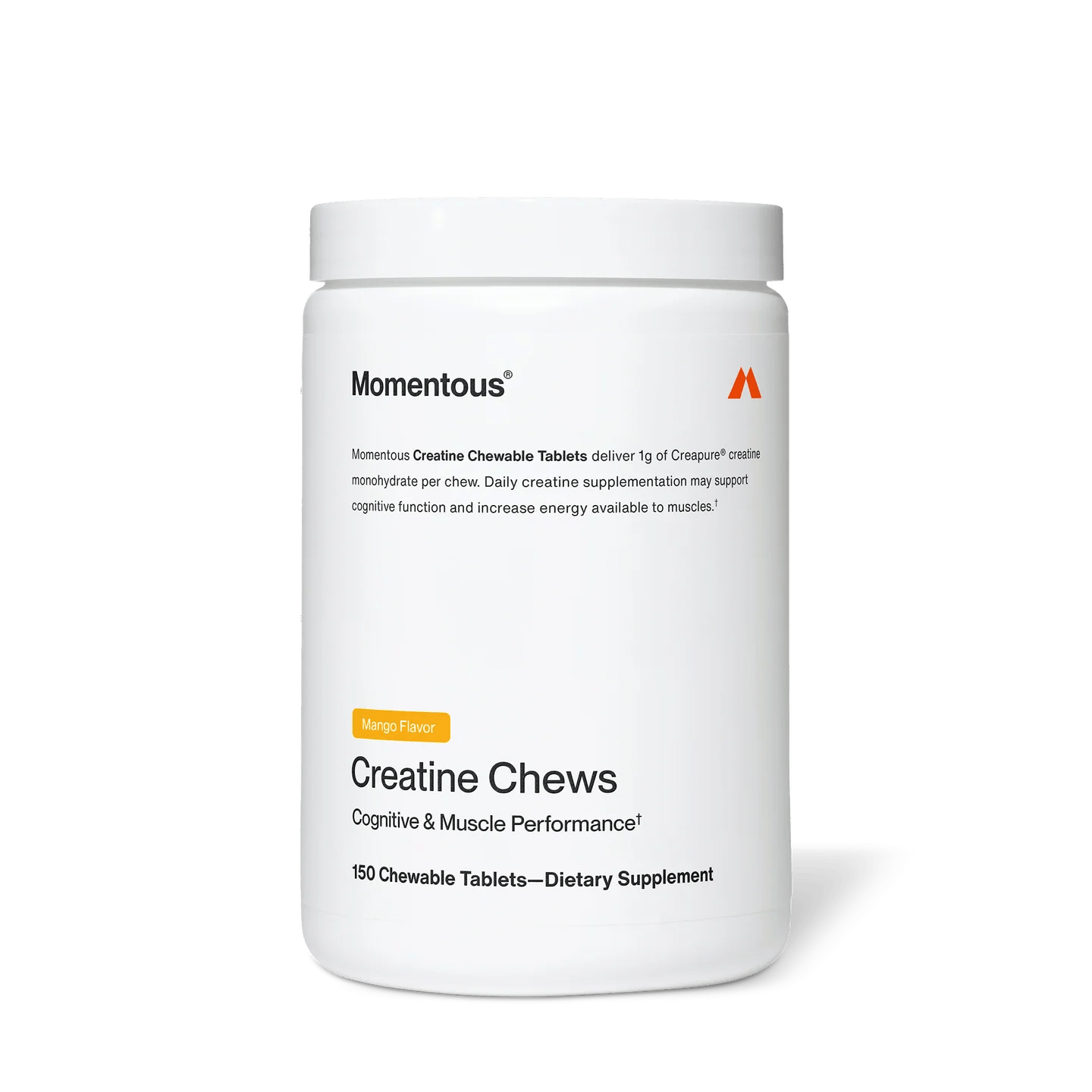 Momentous - Creatine Chews - Mango 150ct - Recovery - Animal Supps | Supplement, Sports Nutrition, and Vitamin Shop | Vineland NJ