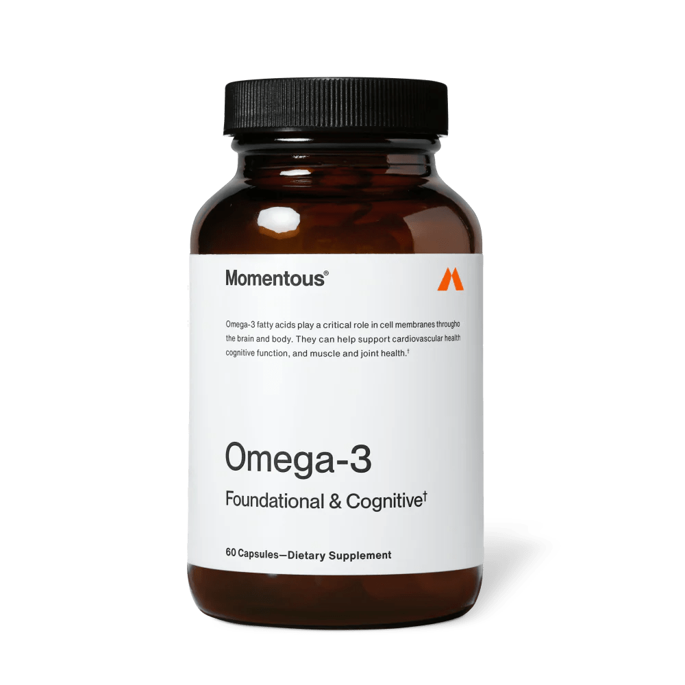 Momentous - Omega - 3 - 60ct - Vitamin & Mineral - Animal Supps | Supplement, Sports Nutrition, and Vitamin Shop | Vineland NJ