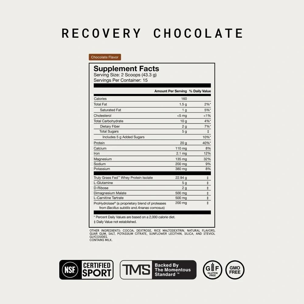 Momentous - Recovery - Vanilla 15serv - Vitamin & Mineral -Animal Supps | Supplement, Sports Nutrition, and Vitamin Shop | Vineland NJ