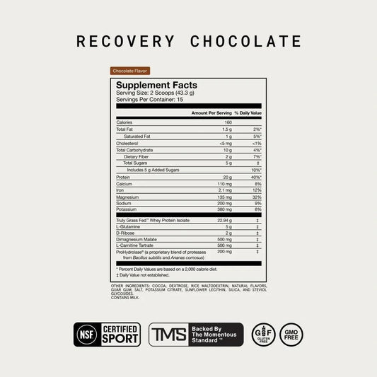 Momentous - Recovery - Vanilla 15serv - Vitamin & Mineral -Animal Supps | Supplement, Sports Nutrition, and Vitamin Shop | Vineland NJ