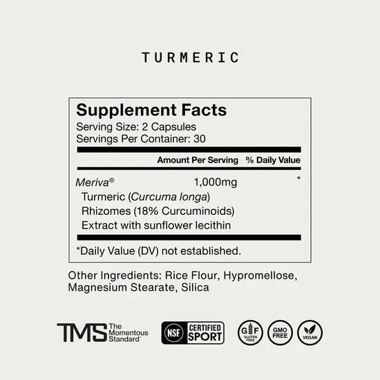 Momentous - Turmeric - 30serv - Vitamin & Mineral -Animal Supps | Supplement, Sports Nutrition, and Vitamin Shop | Vineland NJ