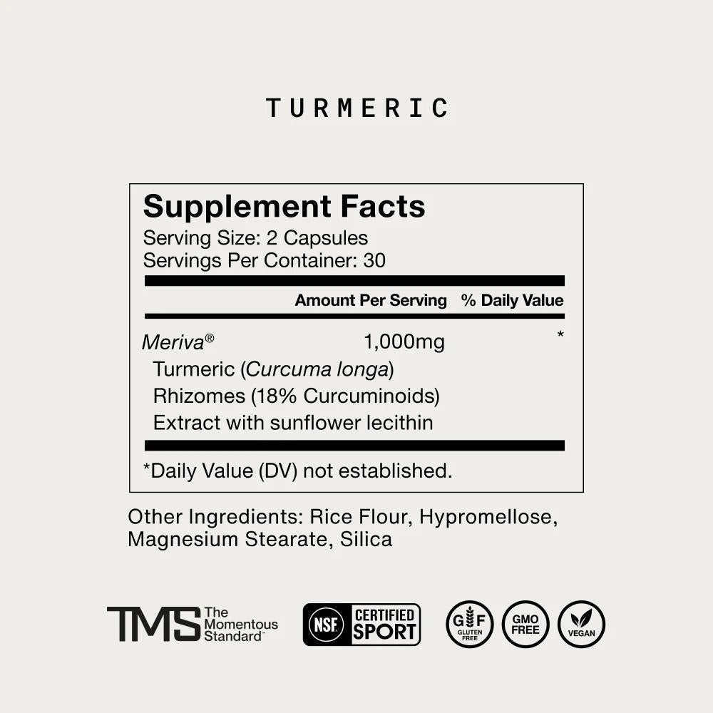 Momentous - Turmeric - 60ct - Vitamin & Mineral -Animal Supps | Supplement, Sports Nutrition, and Vitamin Shop | Vineland NJ