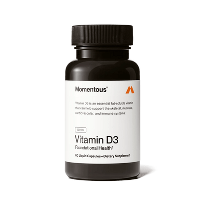 Momentous - Vitamin D3 2000IU - 60ct - Vitamin & Mineral - Animal Supps | Supplement, Sports Nutrition, and Vitamin Shop | Vineland NJ