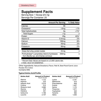 Momentous - Whey Protein Isolate - Vanilla 25serv - Protein - Animal Supps | Supplement, Sports Nutrition, and Vitamin Shop | Vineland NJ