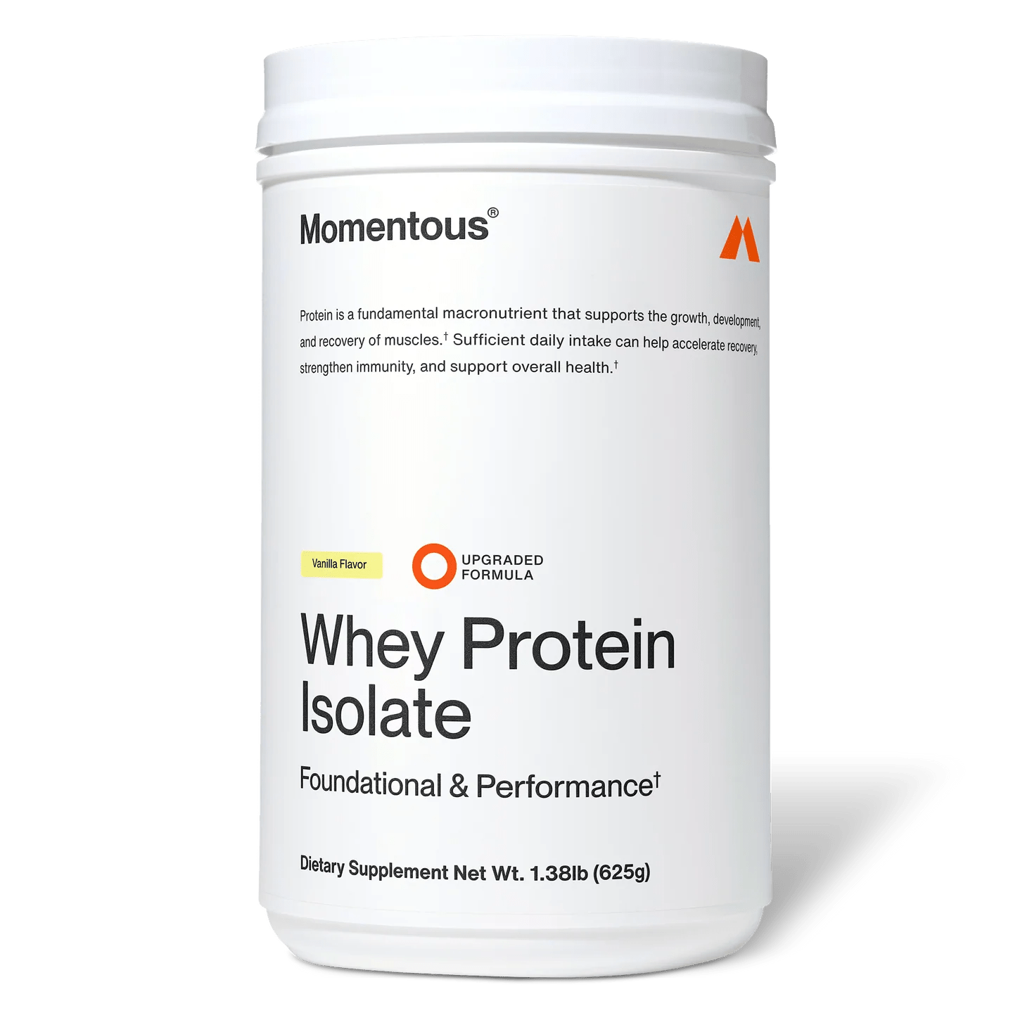 Momentous - Whey Protein Isolate - Vanilla 25serv - Protein - Animal Supps | Supplement, Sports Nutrition, and Vitamin Shop | Vineland NJ