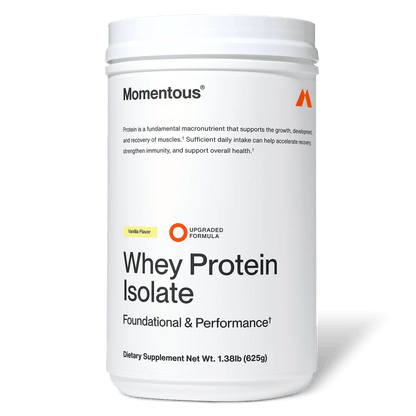 Momentous - Whey Protein Isolate - Vanilla 25serv - Protein - Animal Supps | Supplement, Sports Nutrition, and Vitamin Shop | Vineland NJ