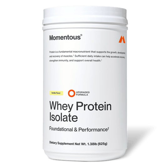 Momentous - Whey Protein Isolate - Vanilla 25serv - Protein - Animal Supps | Supplement, Sports Nutrition, and Vitamin Shop | Vineland NJ
