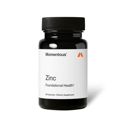Momentous - Zinc - 60ct - Vitamin & Mineral - Animal Supps | Supplement, Sports Nutrition, and Vitamin Shop | Vineland NJ