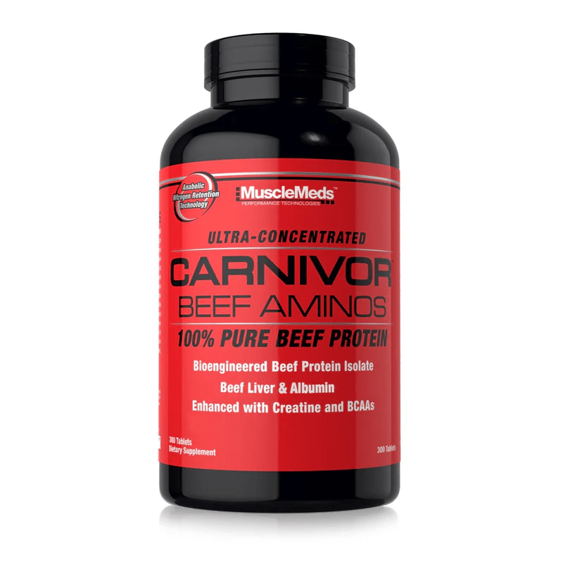 MuscleMeds - Carnivor Beef Aminos - 300ct - Amino Acids - Animal Supps | Sports Nutrition & Supplement Store | Vineland, NJ