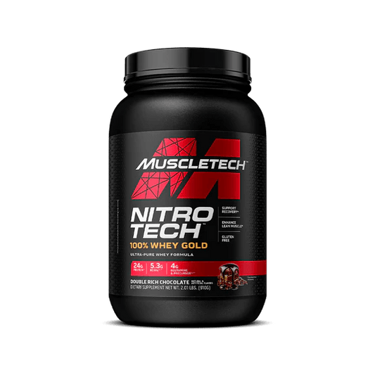 MuscleTech - Nitro 100% Whey Gold - Double Rich Chocolate 28serv - Protein - Animal Supps | Sports Nutrition & Supplement Store | Vineland, NJ