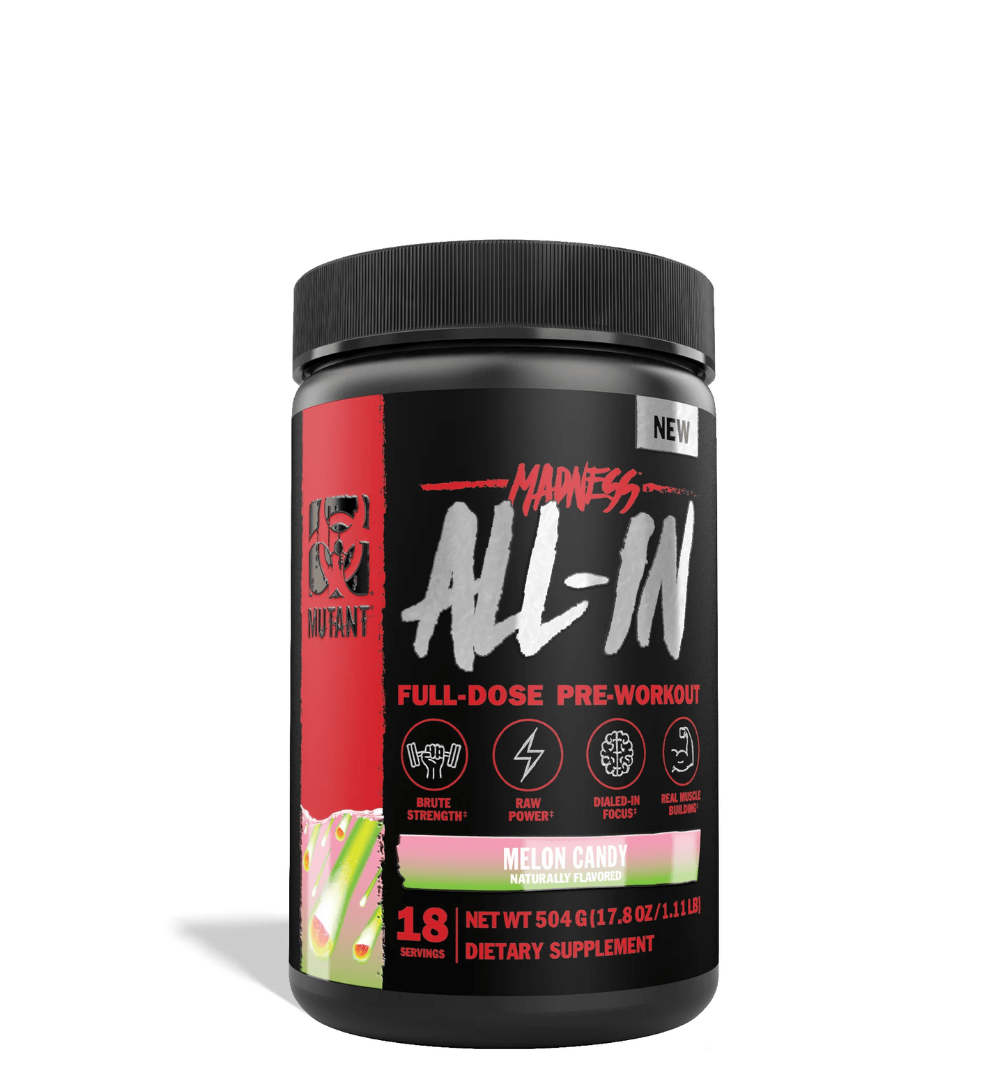 Mutant - Madness ALL - IN - Melon Candy 18/36serv - Pre - Workout - Animal Supps | Sports Nutrition & Supplement Store | Vineland, NJ