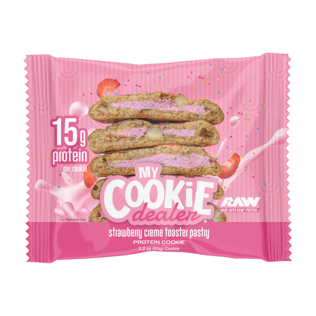 My Cookie Dealer Protein Cookies - Strawberry Creme Toaster Pastry Single - Food & Snacks - Animal Supps | Sports Nutrition & Supplement Store | Vineland, NJ