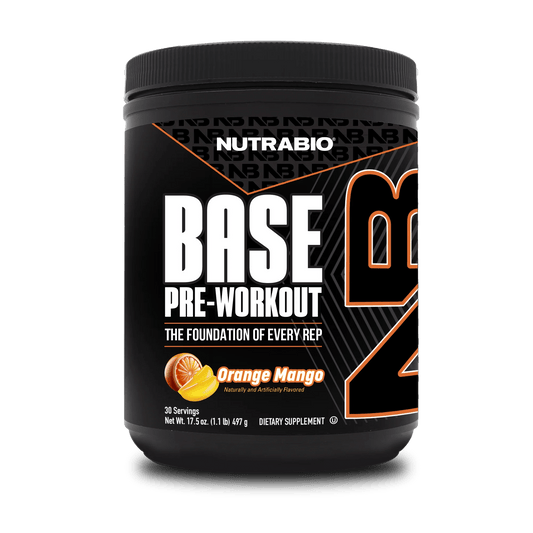 NutraBio - Base Pre - Workout - Orange Mango - Pre - Workout - Animal Supps | Sports Nutrition & Supplement Store | Vineland, NJ