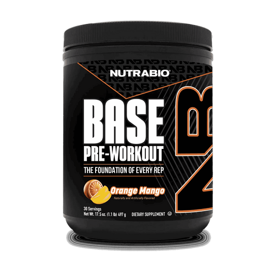 NutraBio - Base Pre - Workout - Orange Mango - Pre - Workout - Animal Supps | Sports Nutrition & Supplement Store | Vineland, NJ