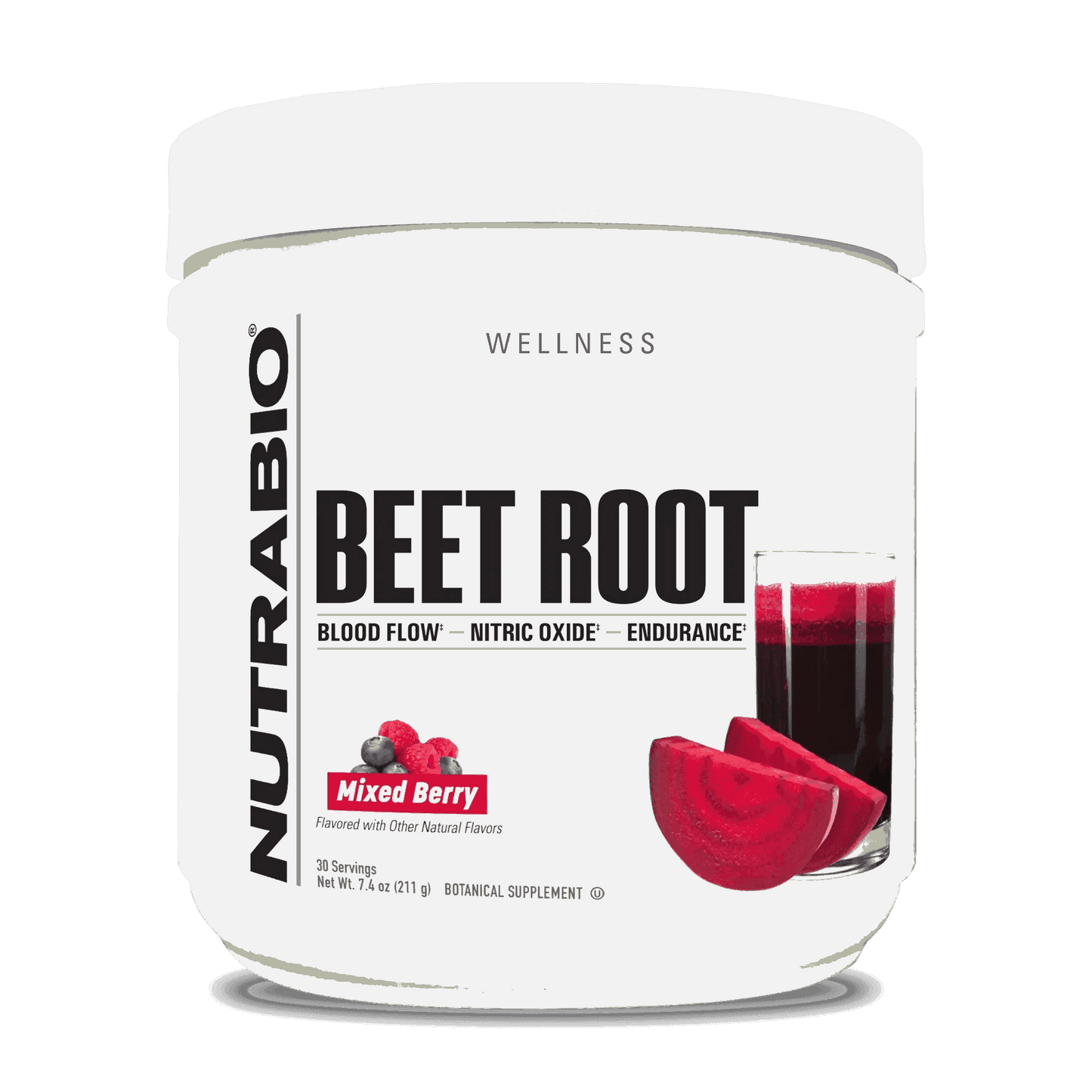 NutraBio - Beet Root Powder - Mixed Berry - Superfoods - Animal Supps | Sports Nutrition & Supplement Store | Vineland, NJ