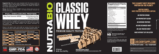 Nutrabio - Classic Whey - Banana Cream Pie 2lb - Protein - Animal Supps | Supplement, Sports Nutrition, and Vitamin Shop | Vineland NJ